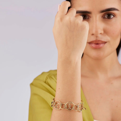 Bracciale donna Brosway AURA anelli gold