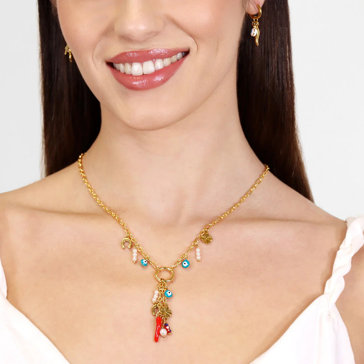 Collana Anartxy donna Cornicello Fortuna