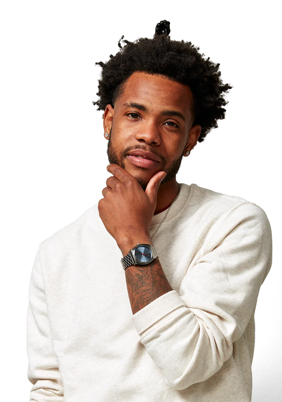 Orologio Nixon Time teller Gunmetal Dusty blue