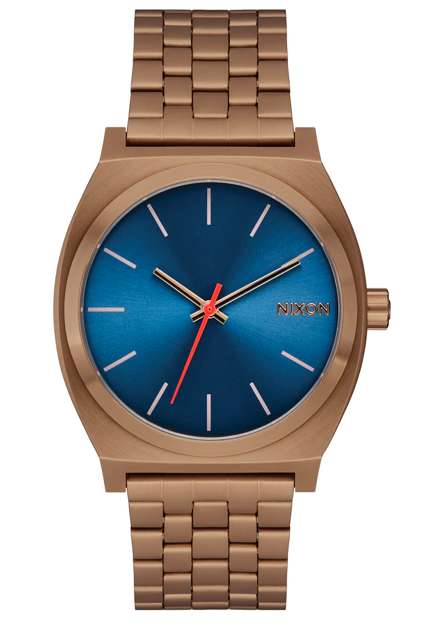 Orologio Nixon Time teller Desert gold Arles blue