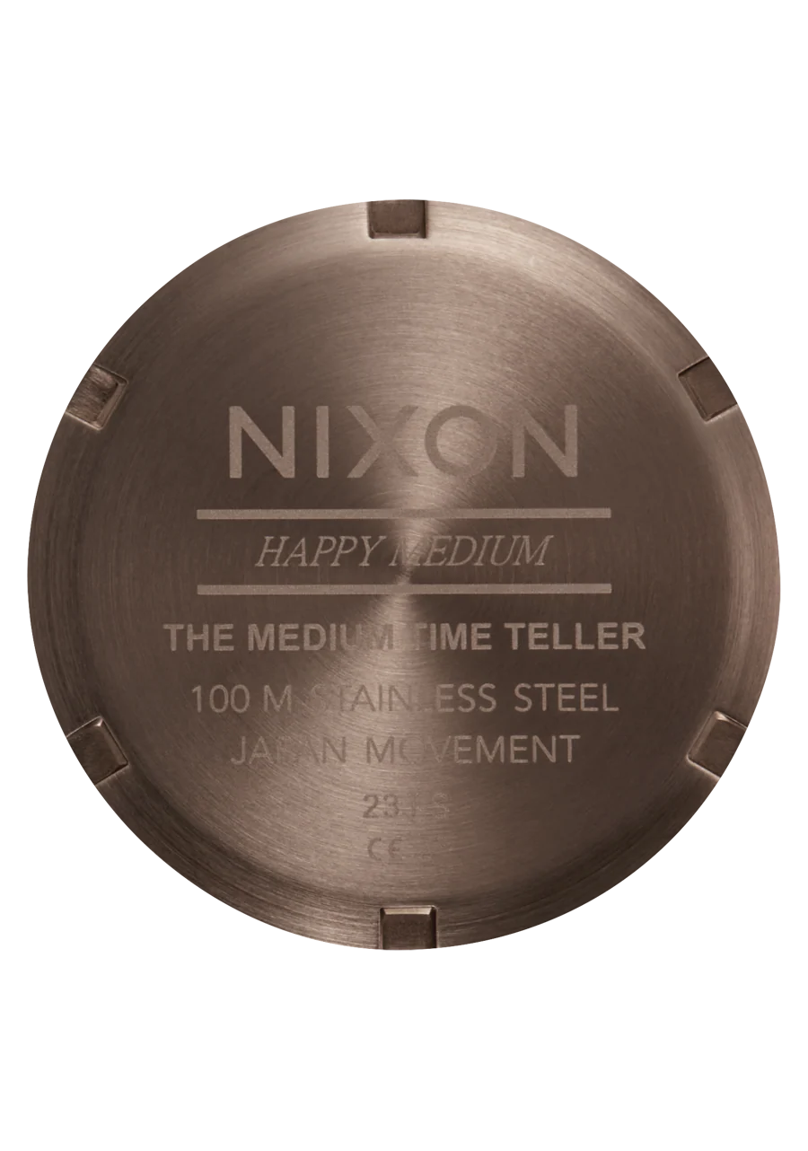 Orologio Nixon Time teller Medium Black coffee