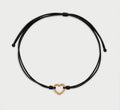 Collana Rue des Mille CHARMBAR girocollo soft cord Base nero per contromaglia