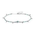 Bracciale Marlù donna elementi di ematite sfacetttata con occhio centrale