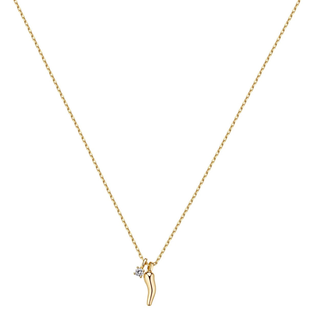 Collana Rosato Allegra Cornetto