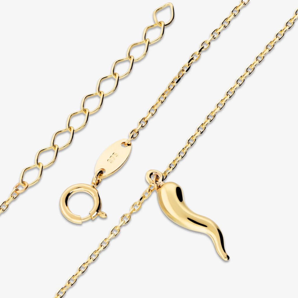 Bracciale Milor Ciondolo Corno Oro 375