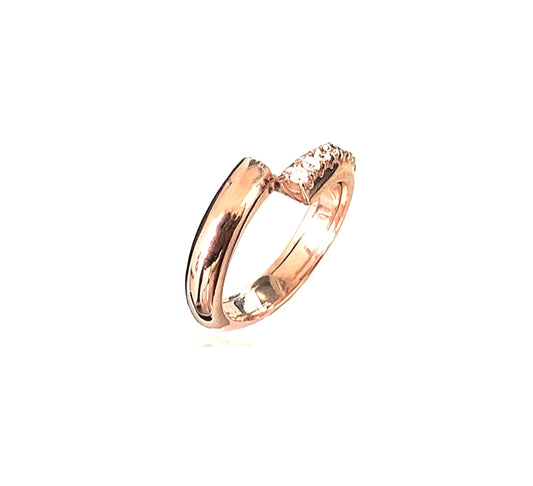 Anello Labrioro donna rosè gold