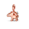 Charm Rosato Storie ELEFANTE con topolino