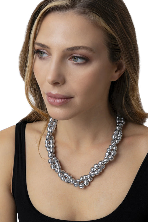 Collana Vestopazzo donna Sfere intrecciate