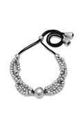 Collana Vestopazzo donna Tre fili con sfera big centrale