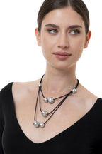 Collana Vestopazzo donna Lunga con sfere