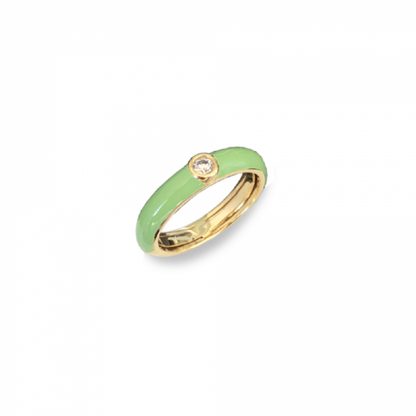 Anello Labrioro donna Easy Chic Gold e smalto