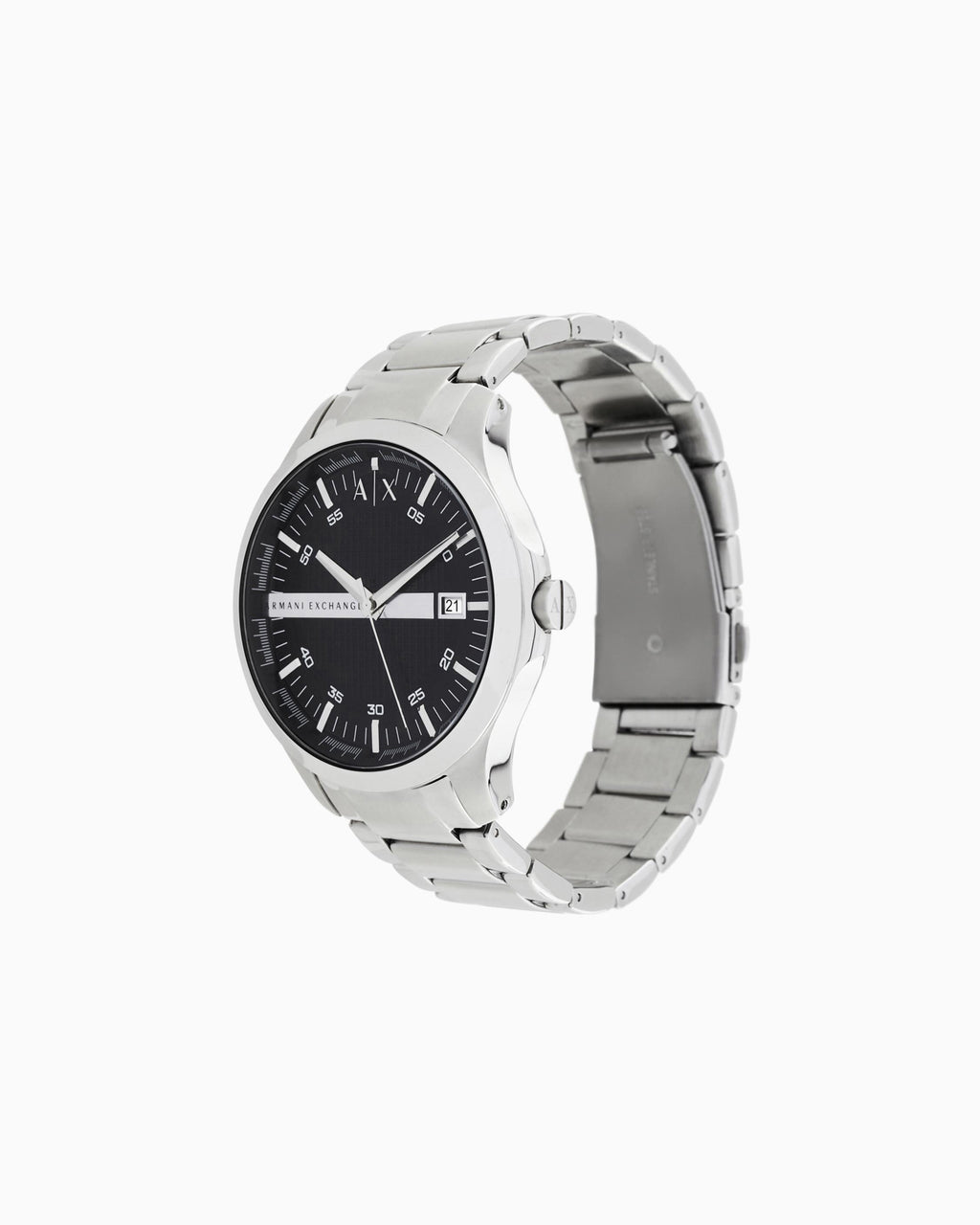 Orologio Armani Exchange uomo analogico Acciaio con quadrante nero spazzolato