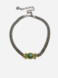Collana Serelùz donna Choker Zelda Giada verde