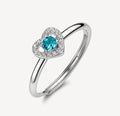 Anello argento Brosway Fancy donna Aqua green Cuore
