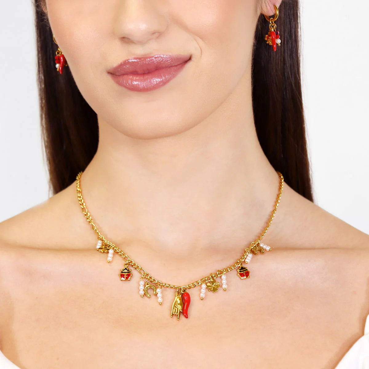 Collana Anartxy donna Cornicello Ferro di Cavallo