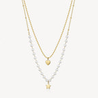 Collana donna Brosway Chant perline doppio filo