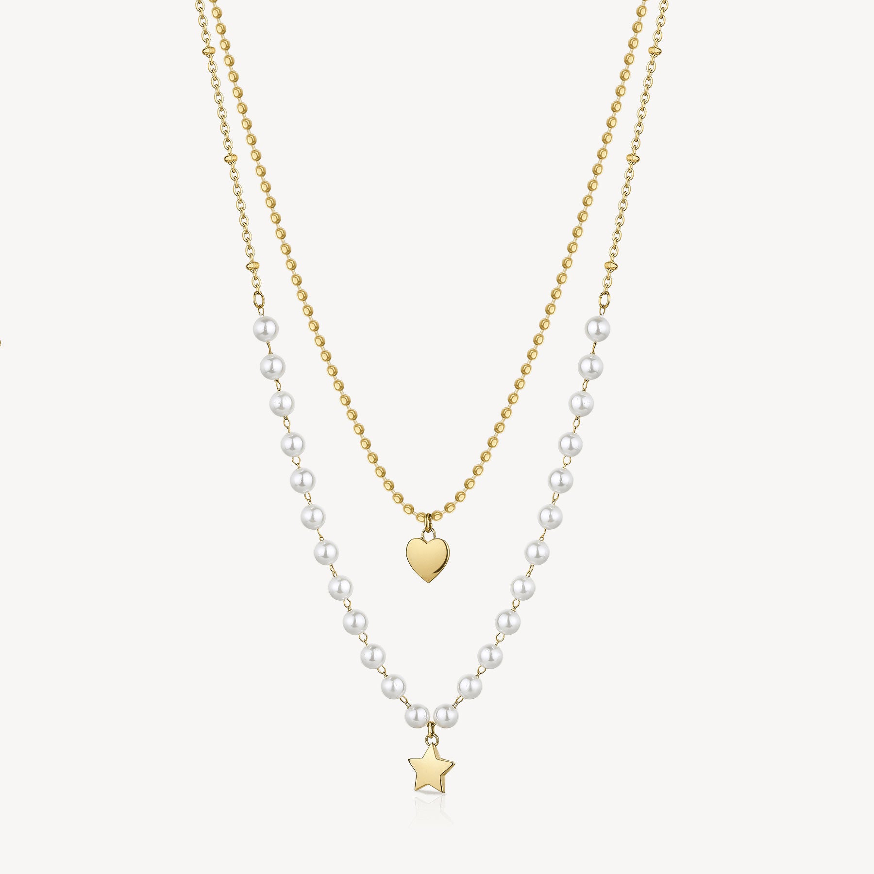 Collana donna Brosway Chant perline doppio filo