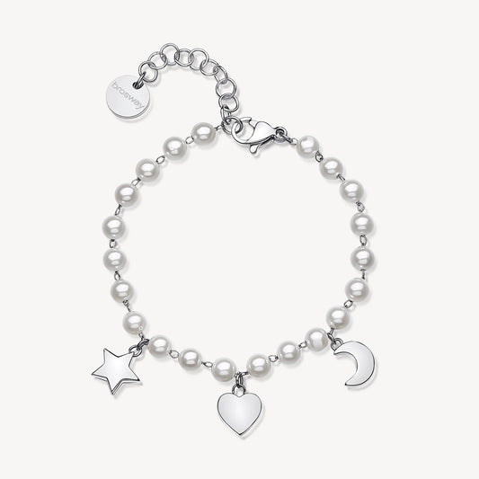 Bracciale Brosway Donna CHANT  Luna,cuore e Stella