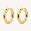 Orecchini Brosway donna Cerchio bombato gold