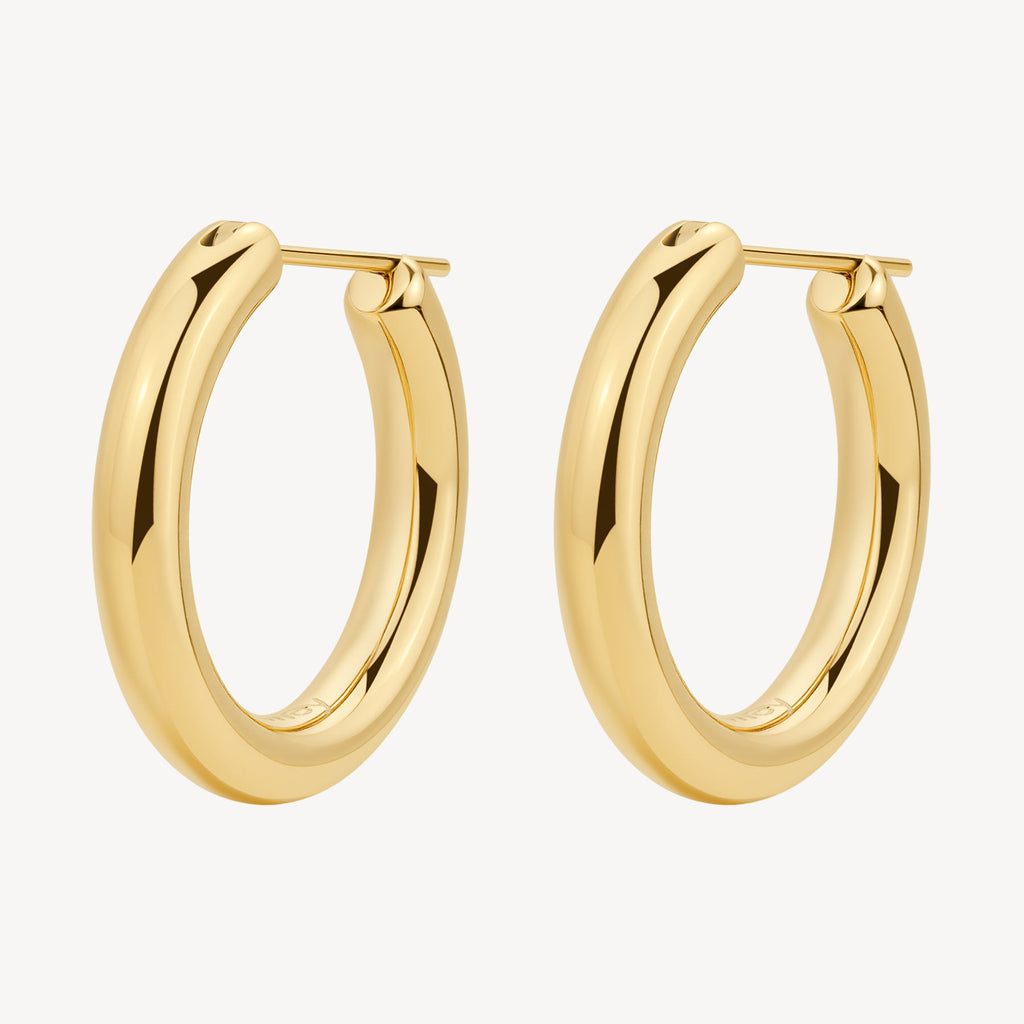 Orecchini Brosway donna Cerchio bombato big gold