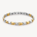 Bracciale uomo Brosway Backliner bicolor e diamantini