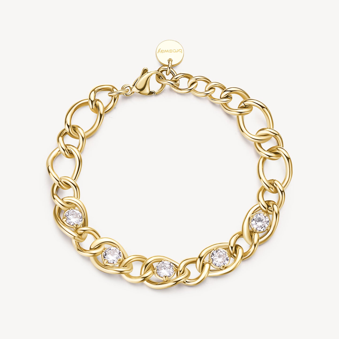 Bracciale donna Brosway ribbon dorato