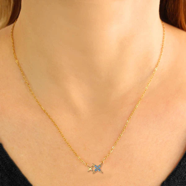 Collana Anartxy donna Doppia stella