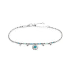 Bracciale Marlù donna catena chicco di riso con sole pendente