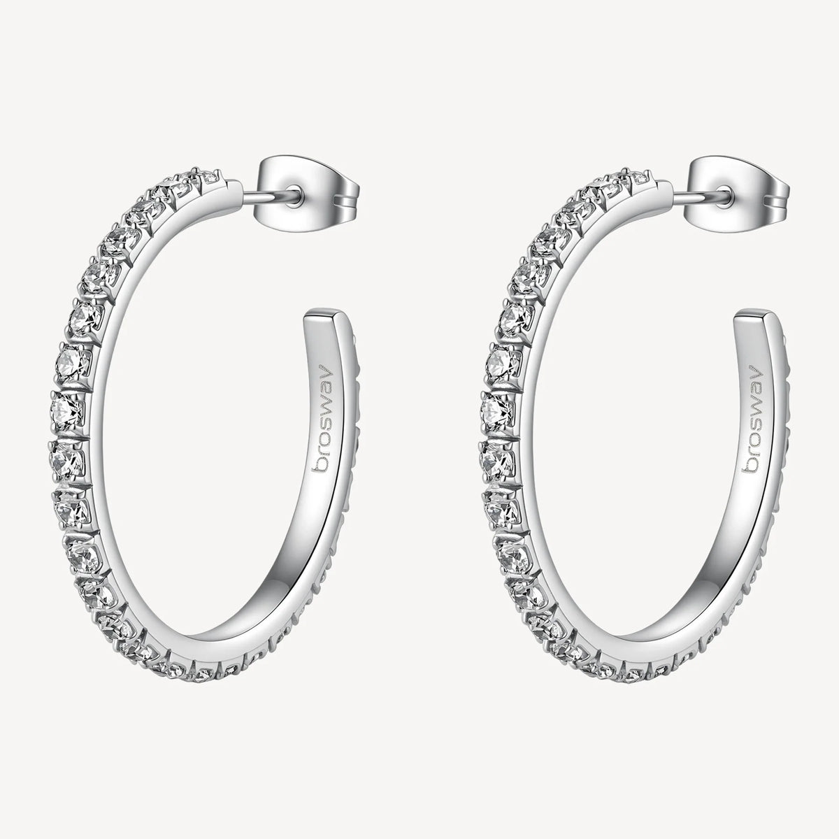 Orecchini Brosway donna Desideri Cerchi con zirconi