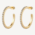 Orecchini Brosway donna Desideri Cerchi con zirconi gold