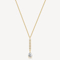 Collana Brosway donna Desideri Barretta pendente gold con gocciolina