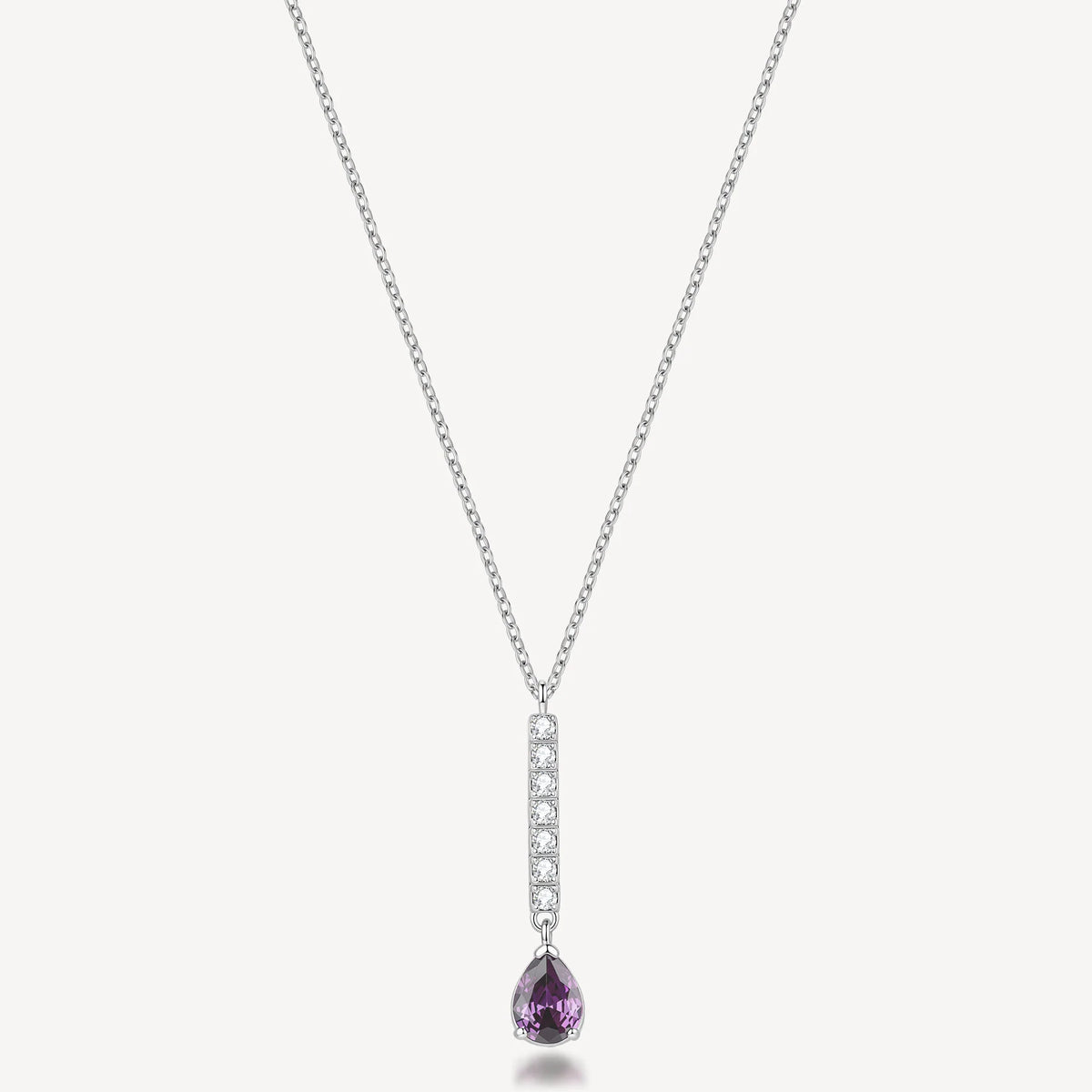Collana Brosway donna Desideri Barretta pendente con gocciolina ametista