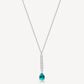 Collana Brosway donna Desideri Barretta pendente con gocciolina paraiba