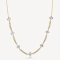 Collana Brosway donna Desideri Tennis barrette gold con zirconi
