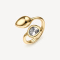 Anello Brosway donna Glow Contrariè con goccioline gold