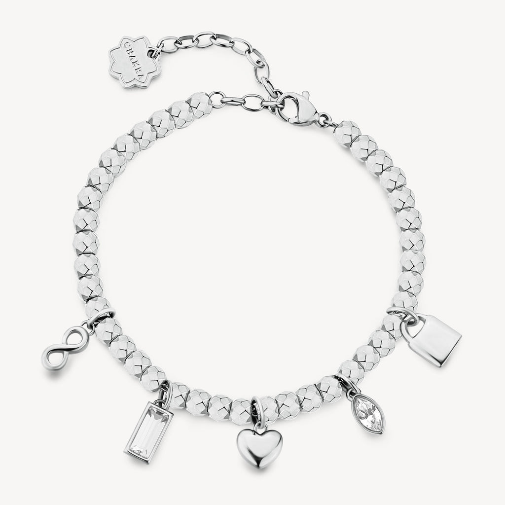 Bracciale Brosway donna Chakra Cuore,infinito,lucchetto