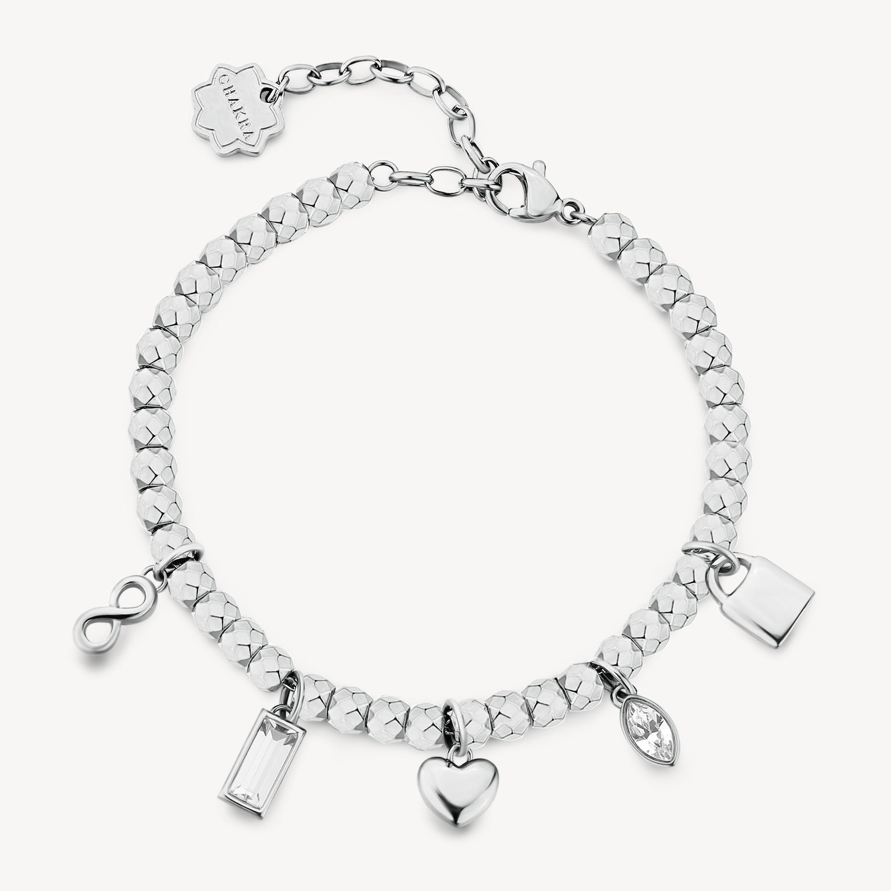 Bracciale Brosway donna Chakra Cuore,infinito,lucchetto