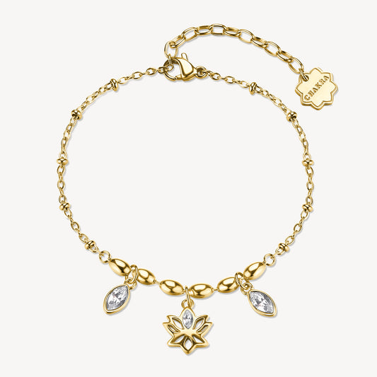 Bracciale Brosway donna Chakra Fiore di loto gold