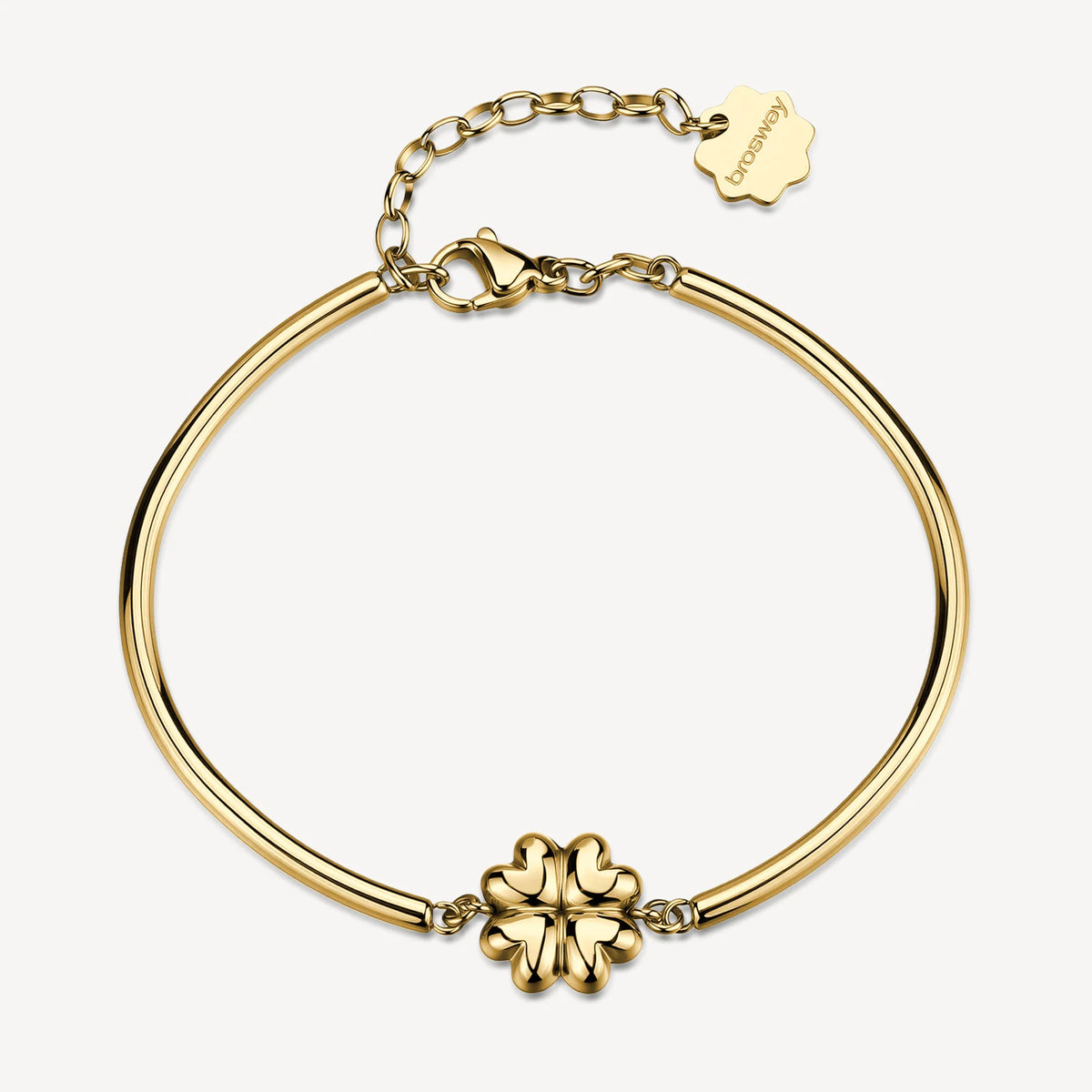 Bracciale Brosway donna Chakra Fortuna Quadrifoglio gold