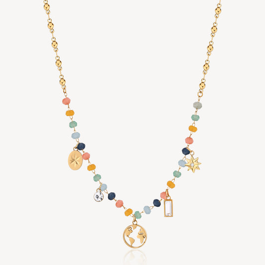 Collana Brosway Chakra mappamondo