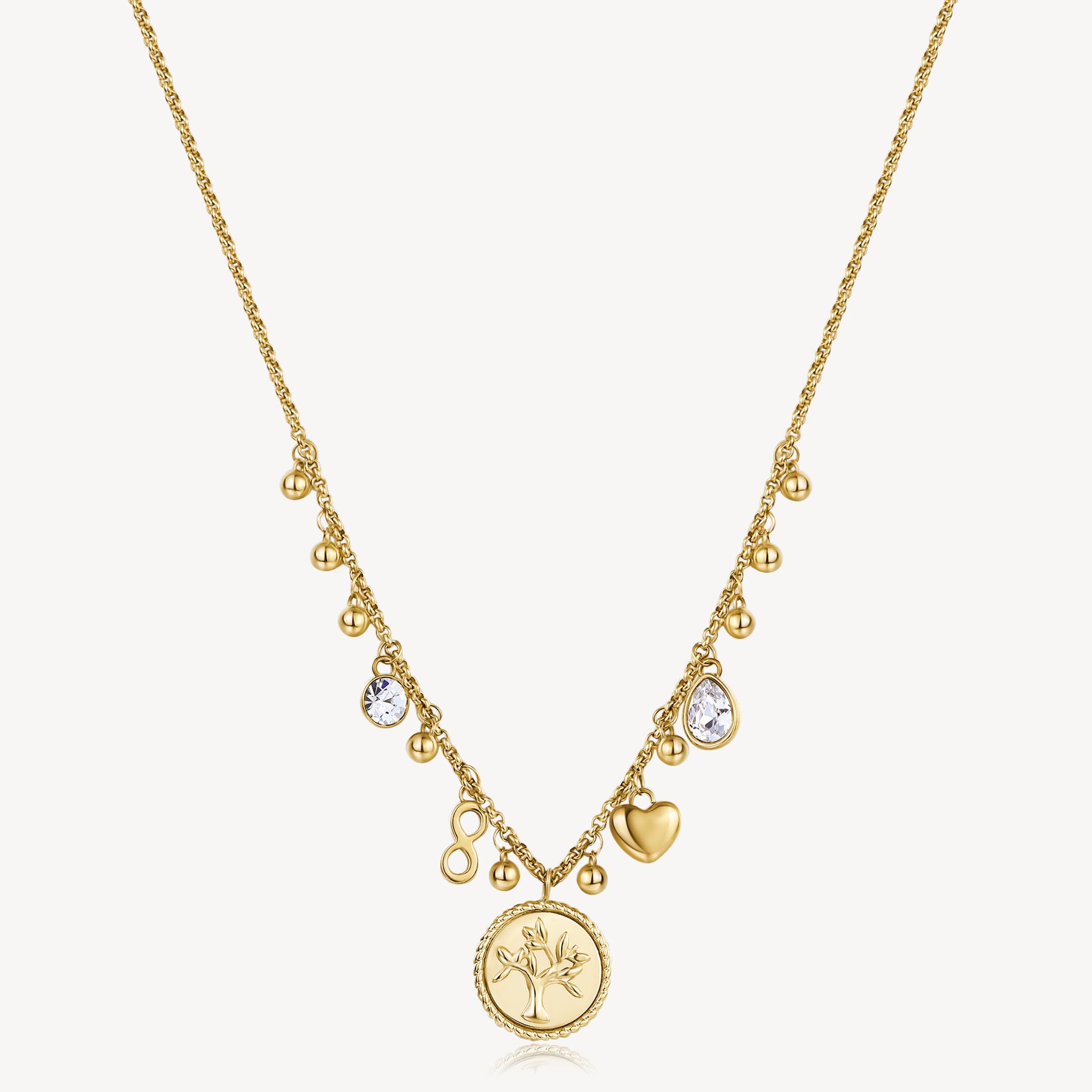Collana Brosway Donna CHAKRA MISTICI Albero della Vita Oro