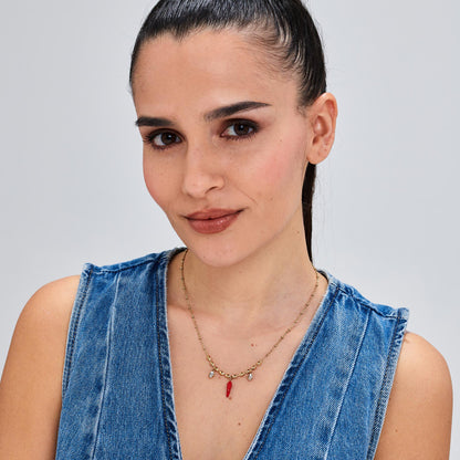 Collana Brosway donna Chakra Cornetto gold