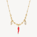 Collana Brosway donna Chakra Cornetto gold