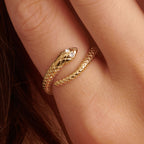Anello Brosway Donna CHAKRA MISTICI Serpente Gold