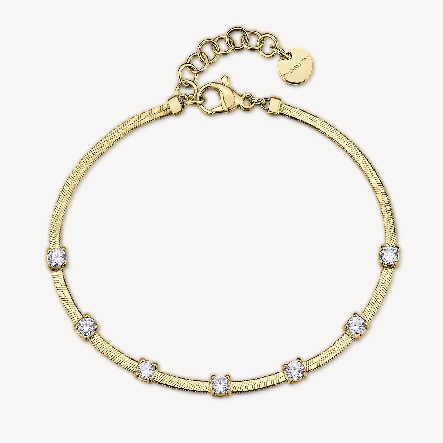 Bracciale Brosway donna Dreaming Snake gold e zirconi crystal small