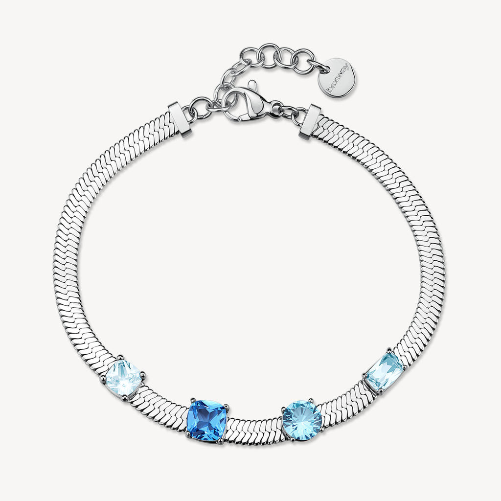 Bracciale Brosway donna Dreaming Snake e zirconi zaffiro