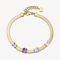 Bracciale Brosway donna Dreaming Snake gold e zirconi ametista