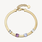 Bracciale Brosway donna Dreaming Snake gold e zirconi ametista