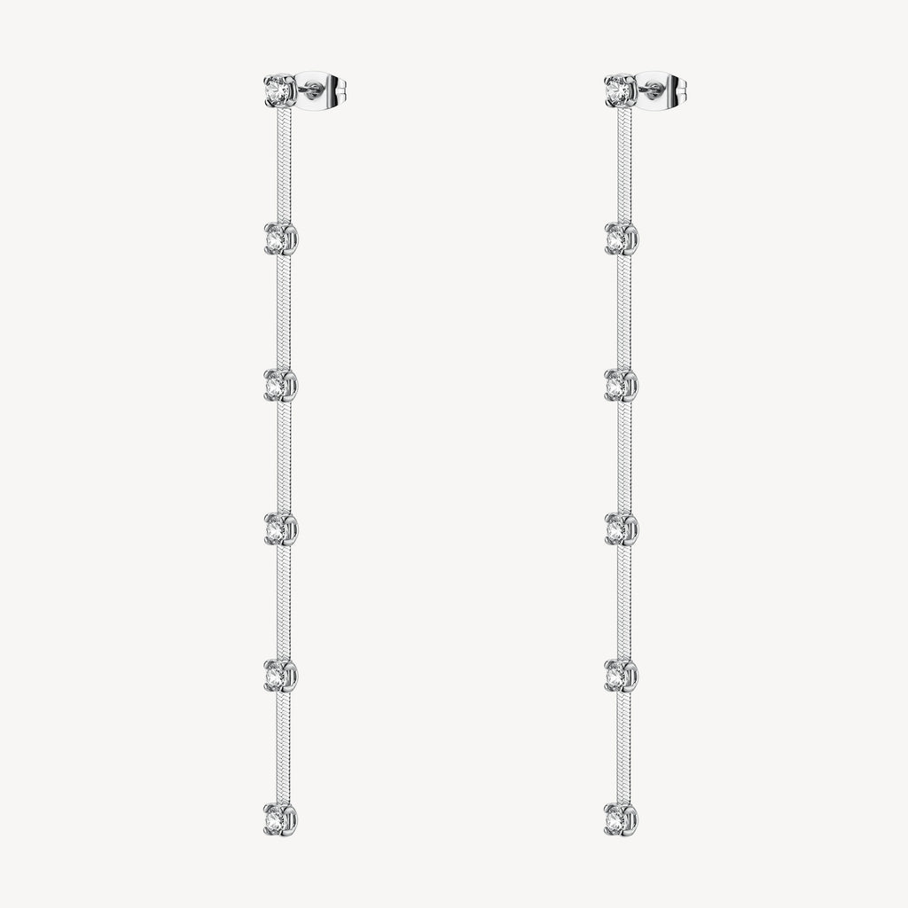 Orecchini pendenti Brosway donna Dreaming Snake con zirconi