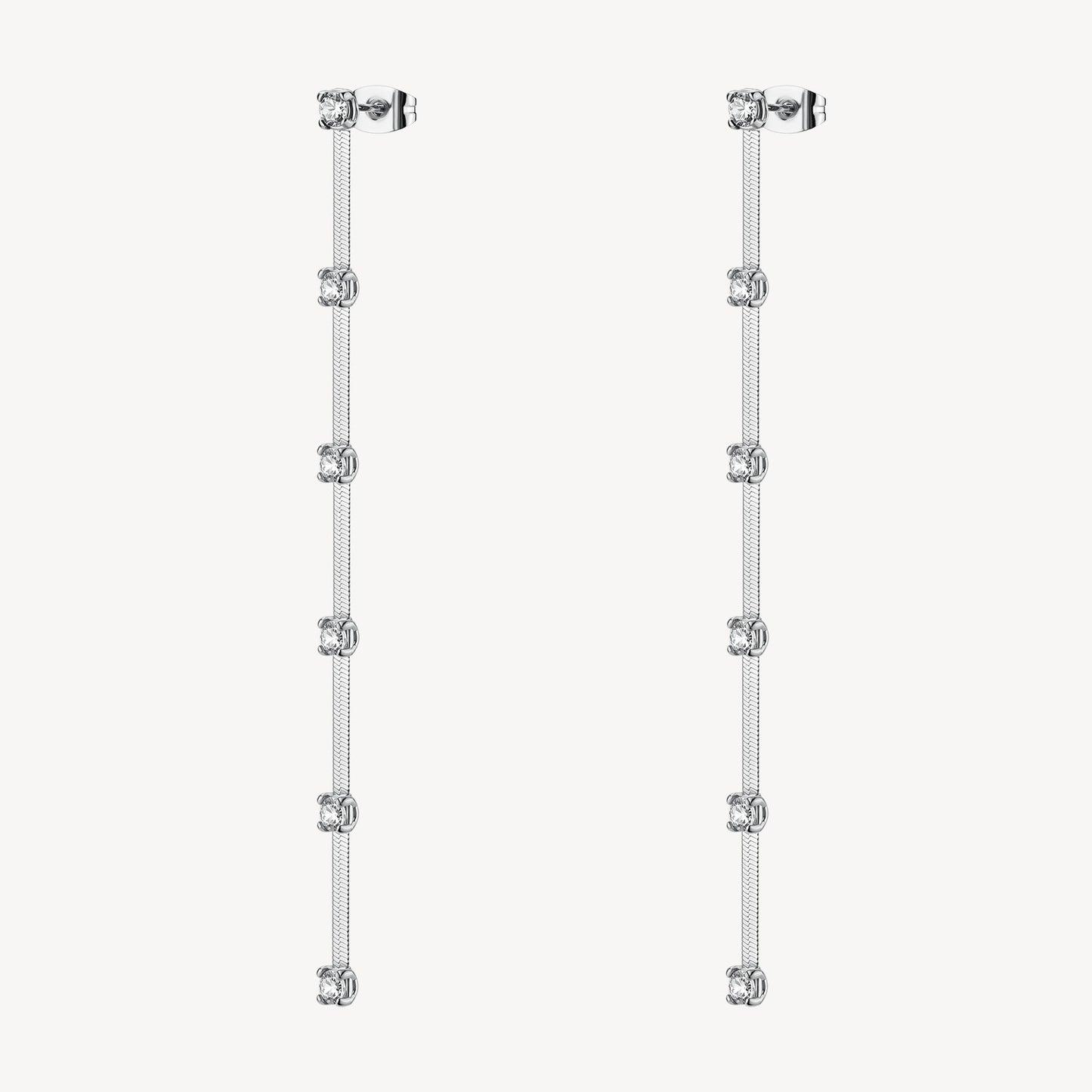 Orecchini pendenti Brosway donna Dreaming Snake con zirconi